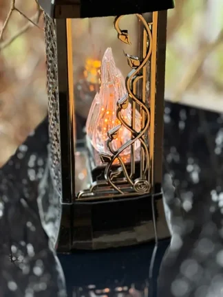 LED sviečka s plameňom XL (15 cm)