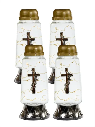 Sada – 4x Solárna sviečka Z1240 APL Zlatá (26 cm)