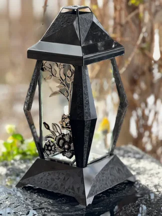 Sviečka Verso Chapel veľká strieborná (38 cm)