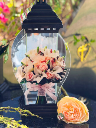 Sklenená sviečka Napoleon Light Bouquet (40 cm)