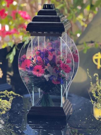 Sklenená sviečka Napoleon Colorful Bouquet (40 cm)