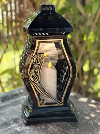 Váza Glamour Chapel Ratan Malá kala (34 cm)