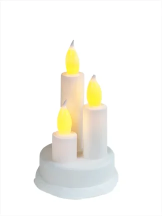 LED sviečka Trio Candle White