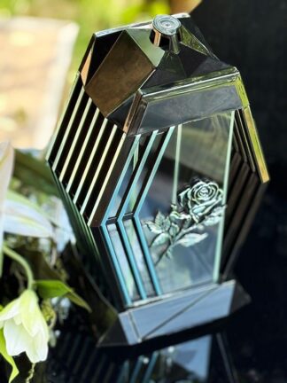 Sviečka Shrine Lamel modro-modrá (37,5 cm)