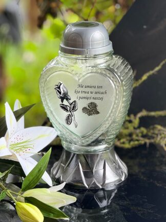 Solárna sviečka Z2380 Strieborná veta (29 cm)