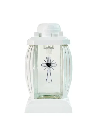 Solárna sviečka Prima1 Chapel White Cross (24 cm)