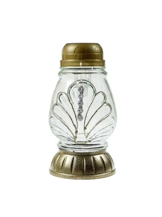Solárna sviečka S776 "Zlatá linka" (21 cm)