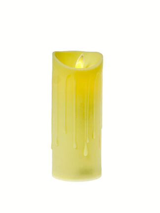 LED sviečka s pohyblivým plameňom žltá XW-3 (15 cm)