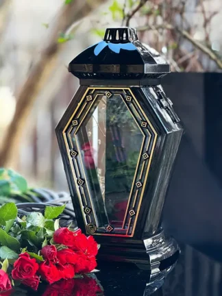Lampáš L20 + Rám R6 (zlatý)