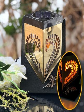 Solárna sviečka Paris Angel Flame 24/7 (zlatá)