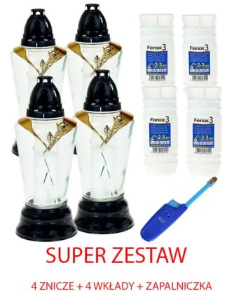 Prémiová sada náhrobných kameňov S51 Gold – Elegancia a lesk po dlhšiu dobu