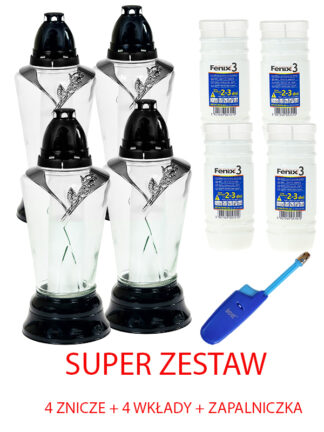 Prémiová sada náhrobných kameňov S51 Strieborná – Elegancia a lesk po dlhšiu dobu