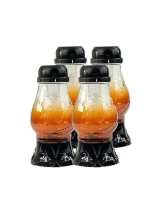Sada 4 solárnych sviečok Z-1 Mal Orange (22 cm)