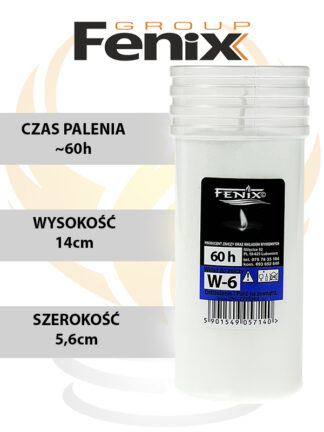 Parafínová vložka W6 (60h)