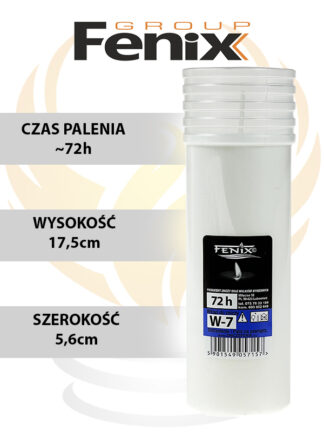 Parafínová vložka W7 (72h)