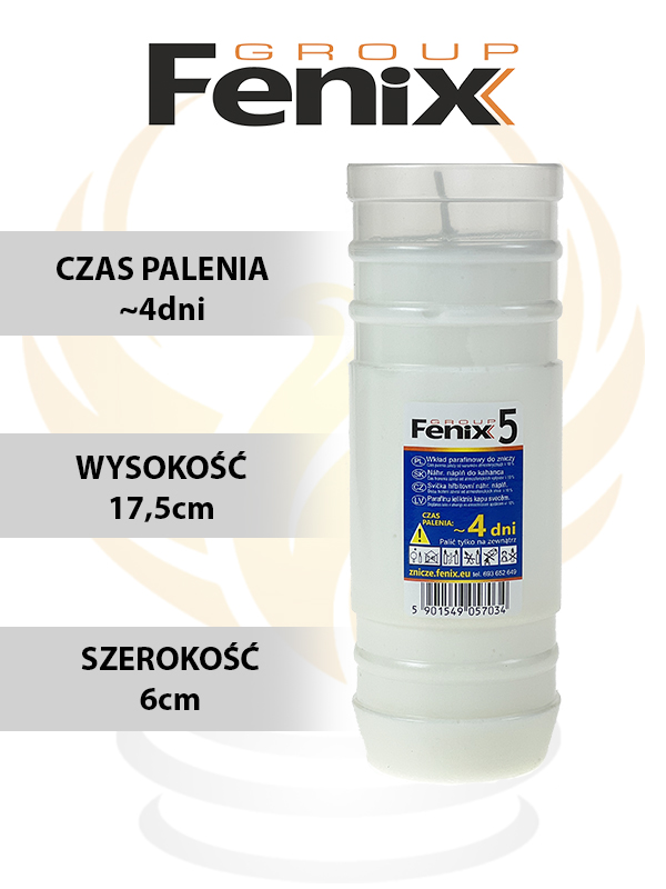 Wkład parafinowy FENIX 5 (4dni)
