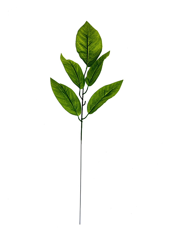 Liść pojedynczy 01 zielony 55 cm
