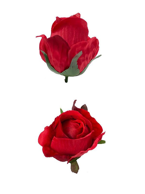 Róża w pąku L1020 - główka kwiatowa (5 kolorów) - Czerwony