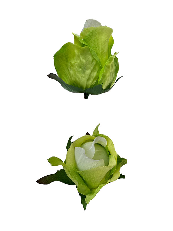 Róża w pąku L1020 - główka kwiatowa (5 kolorów) - Zielony jasny