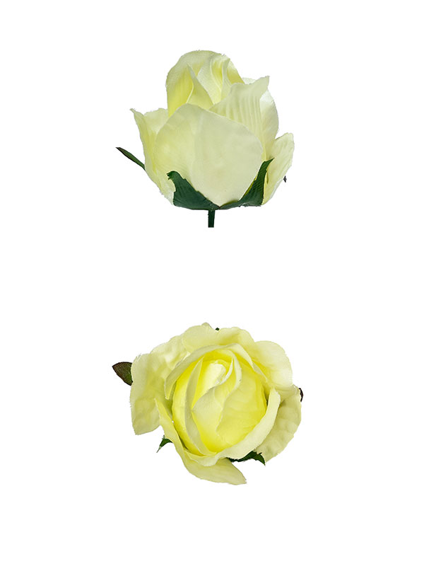 Róża w pąku L1020 - główka kwiatowa (5 kolorów) - Ecru