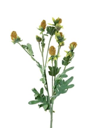 Flokowany dodatek, gałązka GA4 83 cm (żółty)