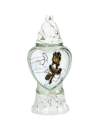 Znicz szklany Z925 Pająk (27 cm)
