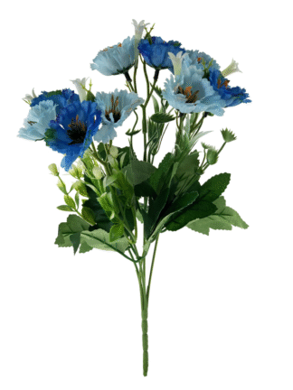 Bukiet CV10647 niebieskie maki