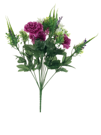 Bukiet duży H348 z goździkiem w kolorze różowym