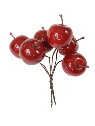 Jabłuszka 3.5 cm (pęczek 6 szt.) M92324 Red