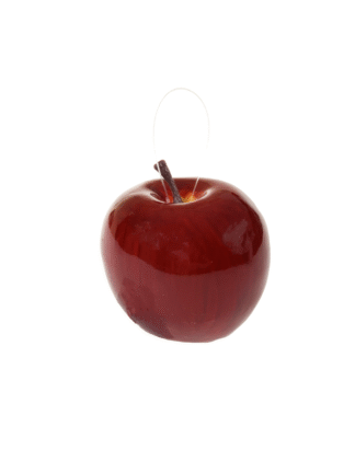 Ozdoba na choinkę Jabłko z zawieszką (6 cm) M92371 Red