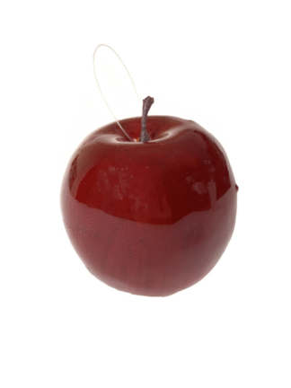 Ozdoba Jabłko z zawieszką (7,5 cm) M92325 Red