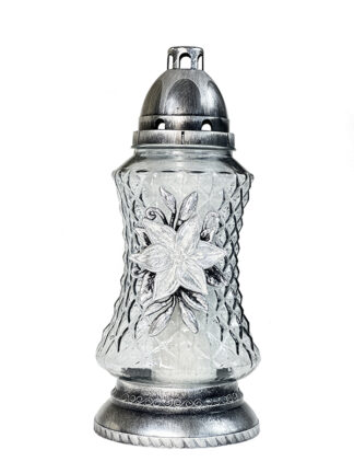 Okazały znicz szklany na wkład S677 Wazon (37cm)