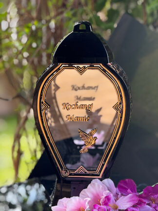 Kapliczka Glamour Wazon Ratan Duża "Kochanej Mamie" (38 cm)