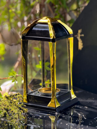Znicz Kapliczka K21 Złoty (31 cm)