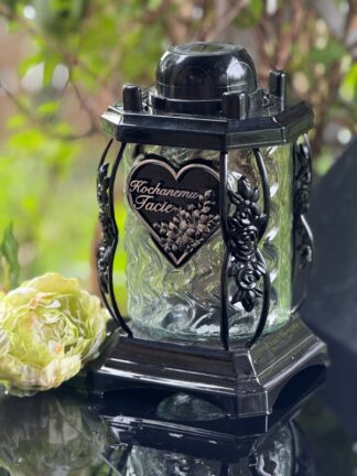 Znicz Solarny Z470 Serce "Kochanemu Tacie" (29cm)