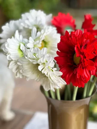 Gerbera pojedyncza G022 55 cm (czerwona)