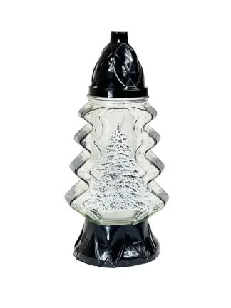 Znicz Choinka CH-1155 Czarna (28cm)