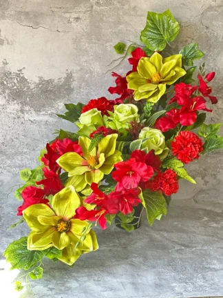 Duży komplet wazon + stroik na cmentarz #7