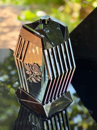 Znicz Kapliczka Lamel Perłowy-Kameleon-zmieniający kolor (37,5 cm)
