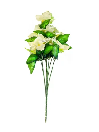 Bukiet z orchideą M720 kpl Jasny żółty (55 cm)