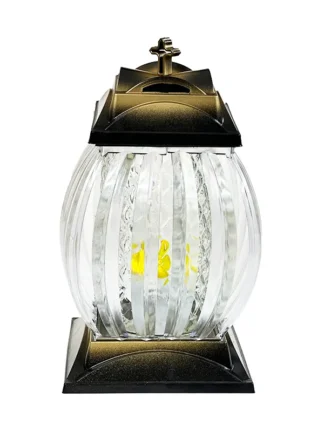 Znicz kapliczka ZŁOTY POLISTYREN + LED GRATIS