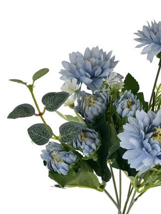 Bukiecik wiosennych niebieskich Dalii CV10646 35 cm