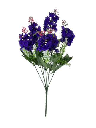 Bez w bukiecie- 7 gałązek J204 45 cm (fiolet)