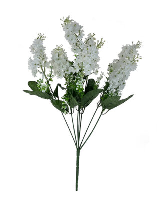Bez w bukiecie- 7 gałązek J204 45 cm (biały)