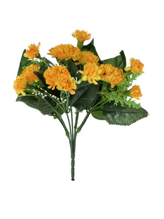 Goździk drobny z dodatkami bukiet H271D (pomarańczowy) 28 cm