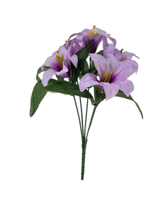 Lilia drobna w bukiecie J205 różowa (31 cm)