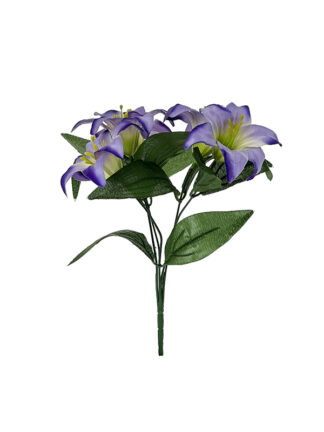 Lilia drobna w bukiecie J205 Fiolet (31 cm)