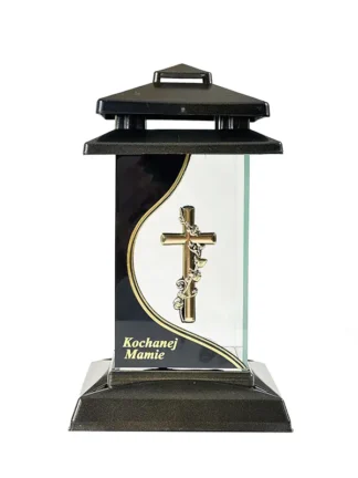 Znicza kapliczka SZ-1 Złoty "Kochanej Mamie" (27cm)