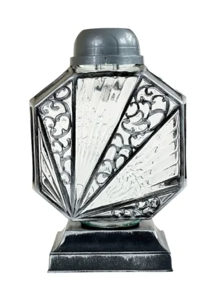 Znicz Solarny Vitral Srebro (31cm)