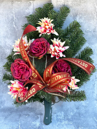 Wiązanka pogrzebowa Piwonia/Lotos 3 #07